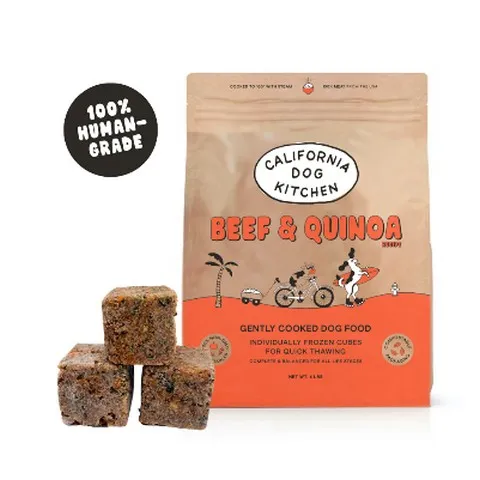 4lb California Dog Kitchen Beef & Quinoa Recipe - Dog/Cat Supplements